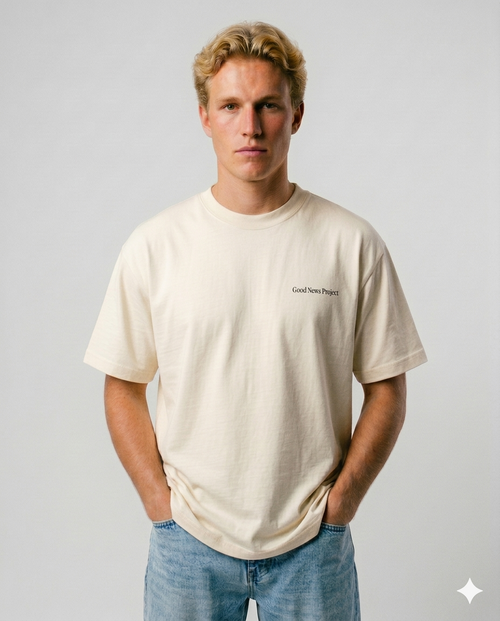 Heavyweight Drop Shoulder Cotton T-Shirt